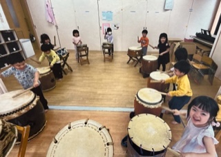 表現遊び＆和太鼓遊び
